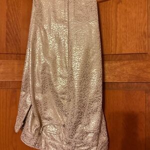 Gold pleather like  jeans